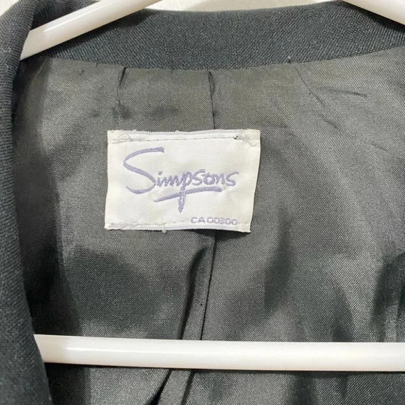 Vintage - Black Retro Simpsons Blazer - Picture 8 of 8
